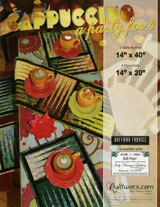 CAPPUCCINO - A PARTY FOR 4 - QUILTWORX