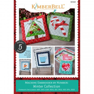 Machine Embroidery by Number: Winter Collection (Embroidery CD) by Kimberbell