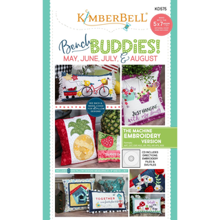 Bench Budies: May ~ August (Embroidery CD) by Kimberbell