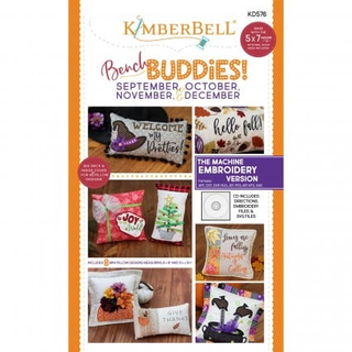 Bench Buddies: September ~ December (Embroidery CD) by Kimberbell