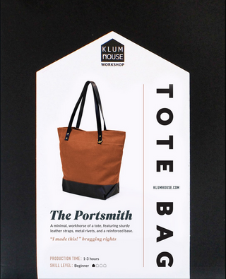THE PORTSMITH TOTE BAG - KLUM HOUSE WORKSHOP