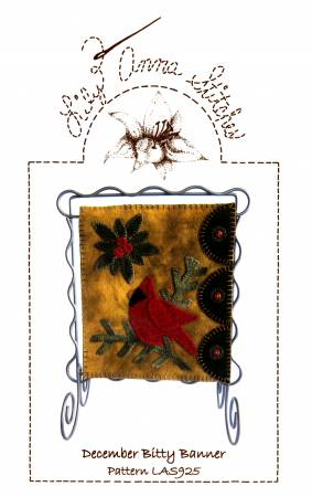 DECEMBER BITTY BANNER - LILY ANNA STITCHES