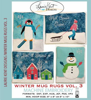 WINTER MUG RUG VOL 3 EMB USB