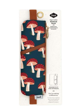 NAVY MUSHROOM NOTEBOOK POUCH NBPOUCH1138