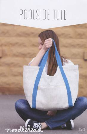 POOLSIDE TOTE NOODLE HEAD PATTERN