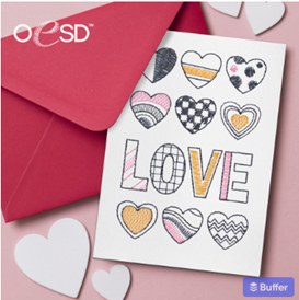 STITCHED SENTIMENTS CD -  OESD