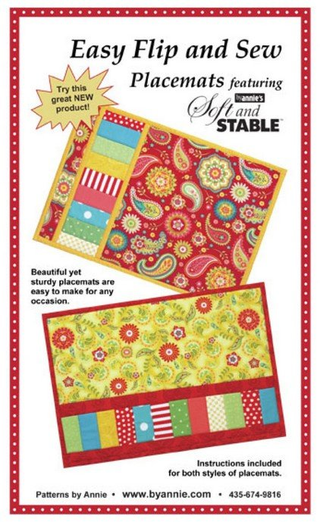 Easy Flip and Sew Placemats