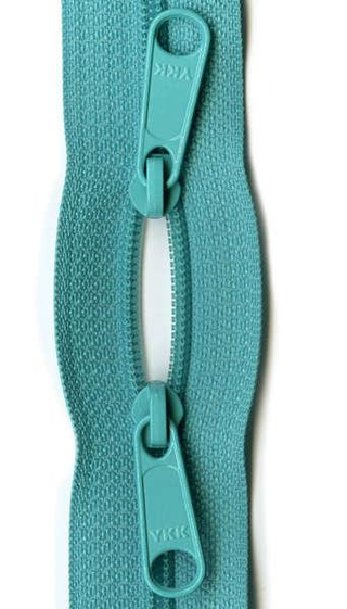 HANDBAG ZIPPER - 30" DOUBLE SLIDE - TURQUOISE - BY ANNIE
