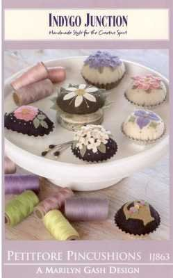 Petitfore Pincushions   by Marilyn Gash for Indygo Junction
