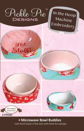 Microwave Bowl Buddies Machine Embroidery