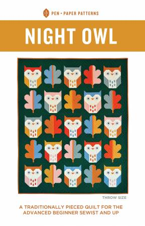 NIGHT OWL PATTERN BY PEN + PAPER PATTERNS