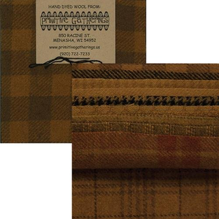 Wool 5" Charm Mustard PRI 6009 Primitive Gather