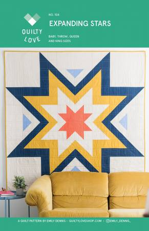 EXPANDING STARS QUILTY LOVE PATTERN