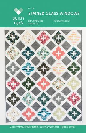 STAINED GLASS WINDOWS QUILT PATTERN - QUILTY LOVE