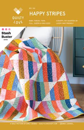 HAPPY STRIPES QUILTY LOVE PATTERN