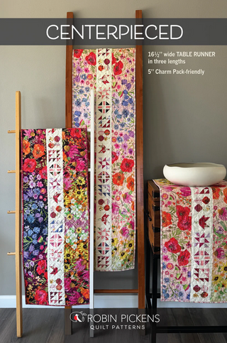 CENTERPIECED TABLE RUNNER PATTERN BY ROBIN PICKENS