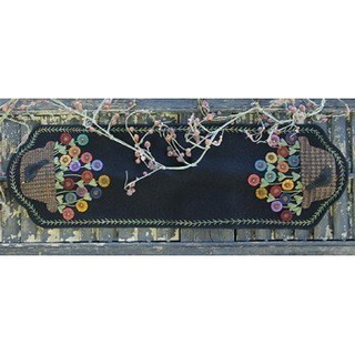 Scrappy Flower Basket Table Runner By Primitive Gatherings