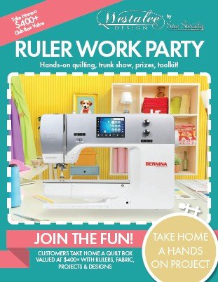 Sew Steady Ruler Work July 17, 2026 10:30am - 5:30pm