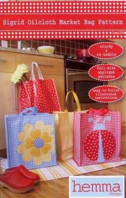 Sigrid Oilcloth Market Bag   Hemma Design