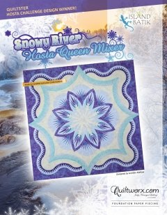 SNOWY RIVER HOSTA FABRIC KIT (INCLUDING BINDING)