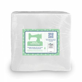 LORI HOLT SEW-IN INTERACING 10" PRECUT SQUARES