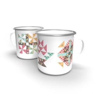 LORI HOLT MERCANTILE ENAMEL TIN MUG  ST-34012