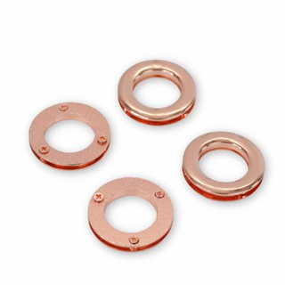 Screw Together Grommets 1" Rose Gold (4 Pieces)