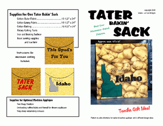 Tater Bakin' Sack   by Seams Like Fun