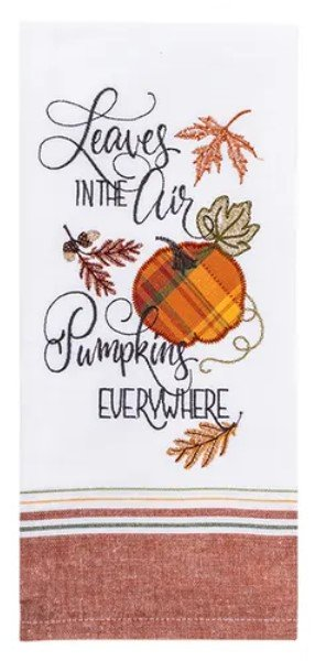 TEA TOWEL FF LEAVES IN THE AIR H6456