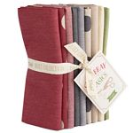 SEASONAL CHAMBRAY FQB 9PC 20X22IN WINTER HUES