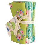 TILDA SUNDAY BRUNCH FAT QUARTER BUNDLE 20x22" LIME