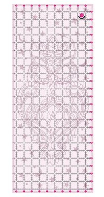 TULA PINK 10.5INx 24.5in nON SLIP OWL RULER