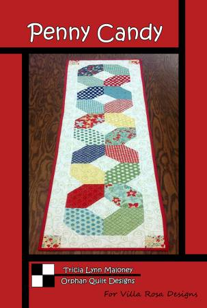 PENNY CANDY TABLE RUNNER PATTERN  - VILLA ROSA DESIGNS