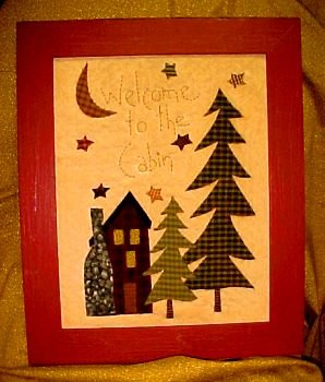 Cabin Welcome Stitchery <br> By  Waltzing With Bears