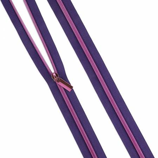 MOONFLOWER #5 NYLON TULA PINK COIL ZIPPER