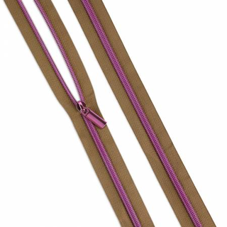 NATURAL  #5 NYLON TULA PINK COIL PINK 9 PULLS