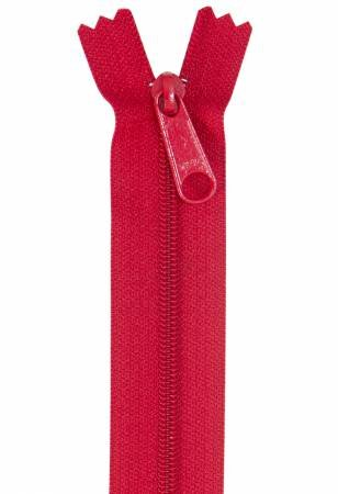HANDBAG ZIPPER - 30" DOUBLE SLIDE - HOT RED- BY ANNIE