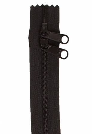 HANDBAG ZIPPER - 30" DOUBLE SLIDE - BLACK - BY ANNIE