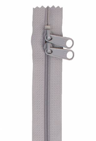 HANDBAG ZIPPER - 30" DOUBLE SLIDE - PEWTER - BY ANNIE