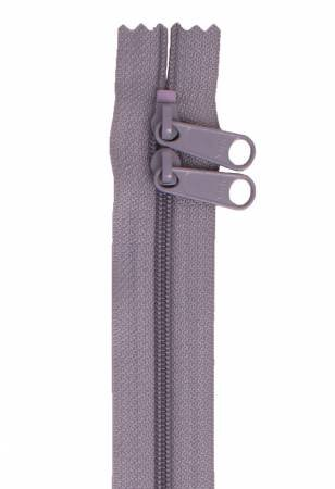 HANDBAG ZIPPER - 30" DOUBLE SLIDE - GUNMETAL 115 - BY ANNIE