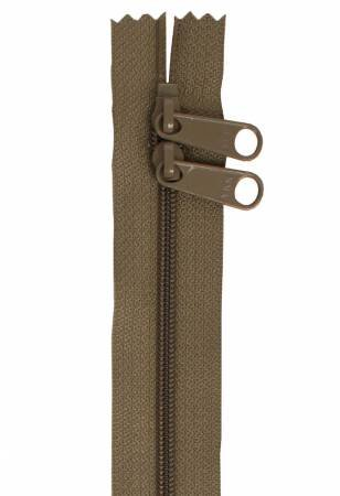 HANDBAG ZIPPER - 30" DOUBLE SLIDE - KHAKI - BY ANNIE