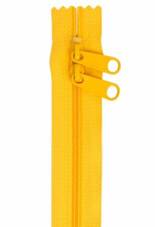 HANDBAG ZIPPER - 30" DOUBLE SLIDE - BUTTERCUP  - BY ANNIE