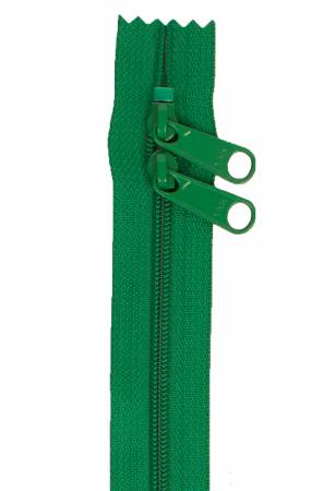 HANDBAG ZIPPER - 30" DOUBLE SLIDE - JEWEL GREEN - BY ANNIE