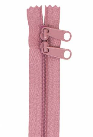 HANDBAG ZIPPER - 30" DOUBLE SLIDE - DUSTY ROSE  - BY ANNIE