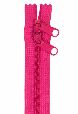HANDBAG ZIPPER - 30" DOUBLE SLIDE - LIPSTICK - BY ANNIE