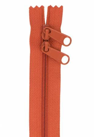 HANDBAG ZIPPER - 30" DOUBLE SLIDE - REDWOOD - BY ANNIE