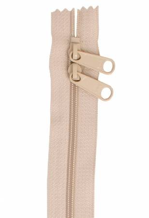 HANDBAG ZIPPER - 30" DOUBLE SLIDE - NATURAL - BY ANNIE