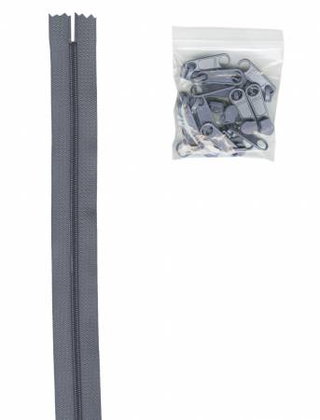 ZIPPER 4YD 16MM 4.5 ZIPPER CHAIN GUNMET